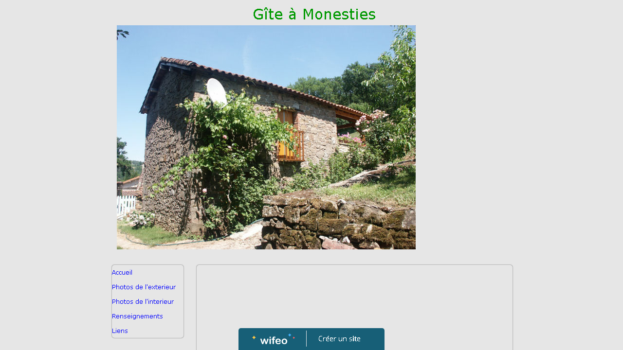 Capture d'écran de http://gite-monesties.wifeo.com/ 